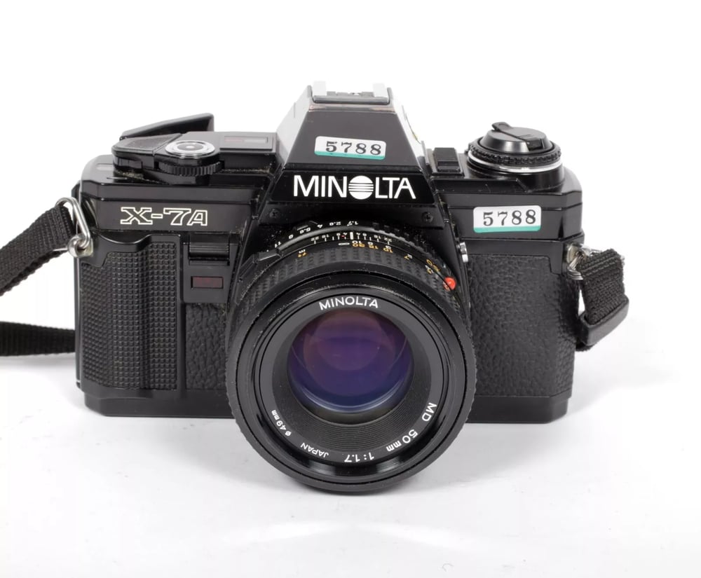 【30％OFF】 50mm MD + Camera Film SLR 35mm X-7a Minolta F1.7 #5788 lens フィルムカメラ